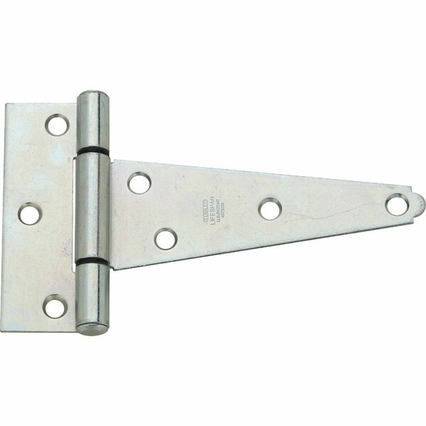 National 5 In. Zinc-Plated Steel Heavy-Duty Tee Hinge N129072